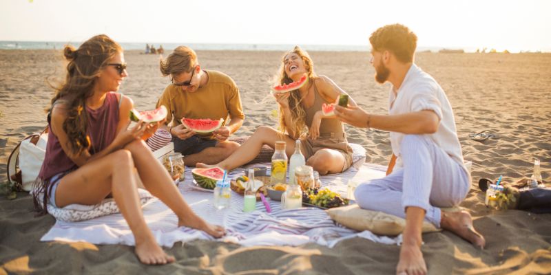 Enjoy a private beach picnic